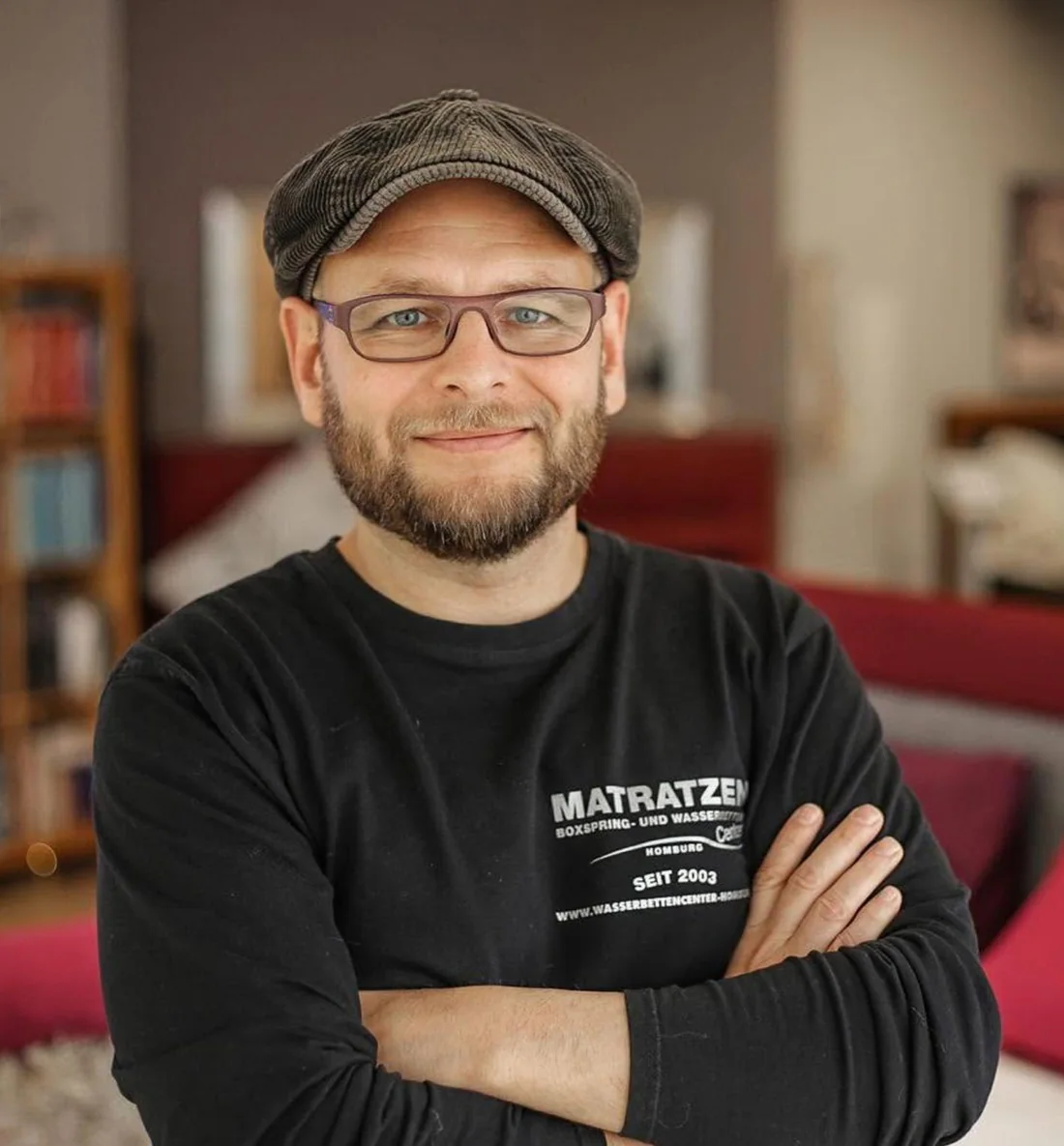 Christian Allerchen, Inhaber des Matratzen-, Boxspring- und Wasserbettencenters Homburg